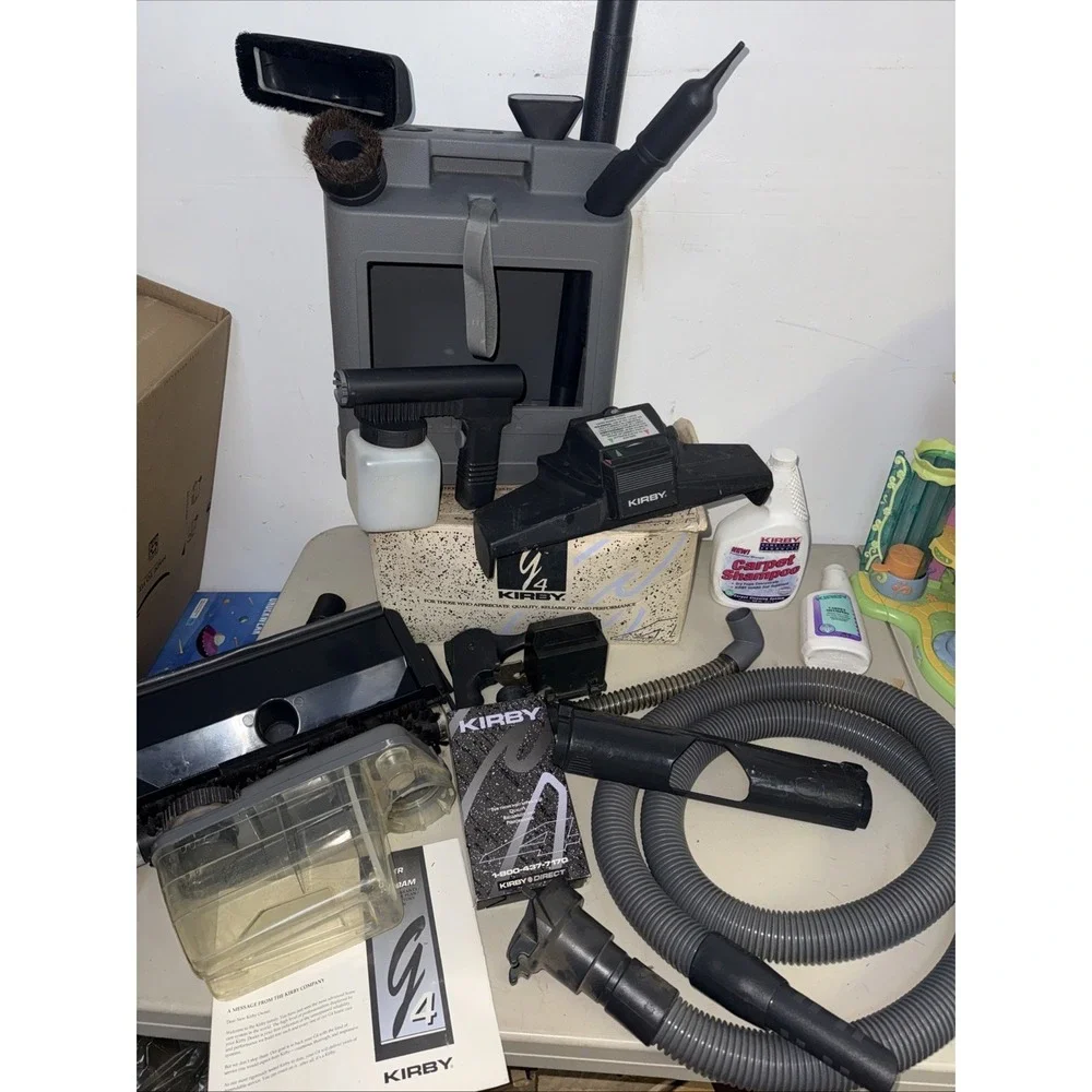 Kirby Attachments G4 Vacuum Piece Accessories Caddy Hose Shampoo System 16+ Piec